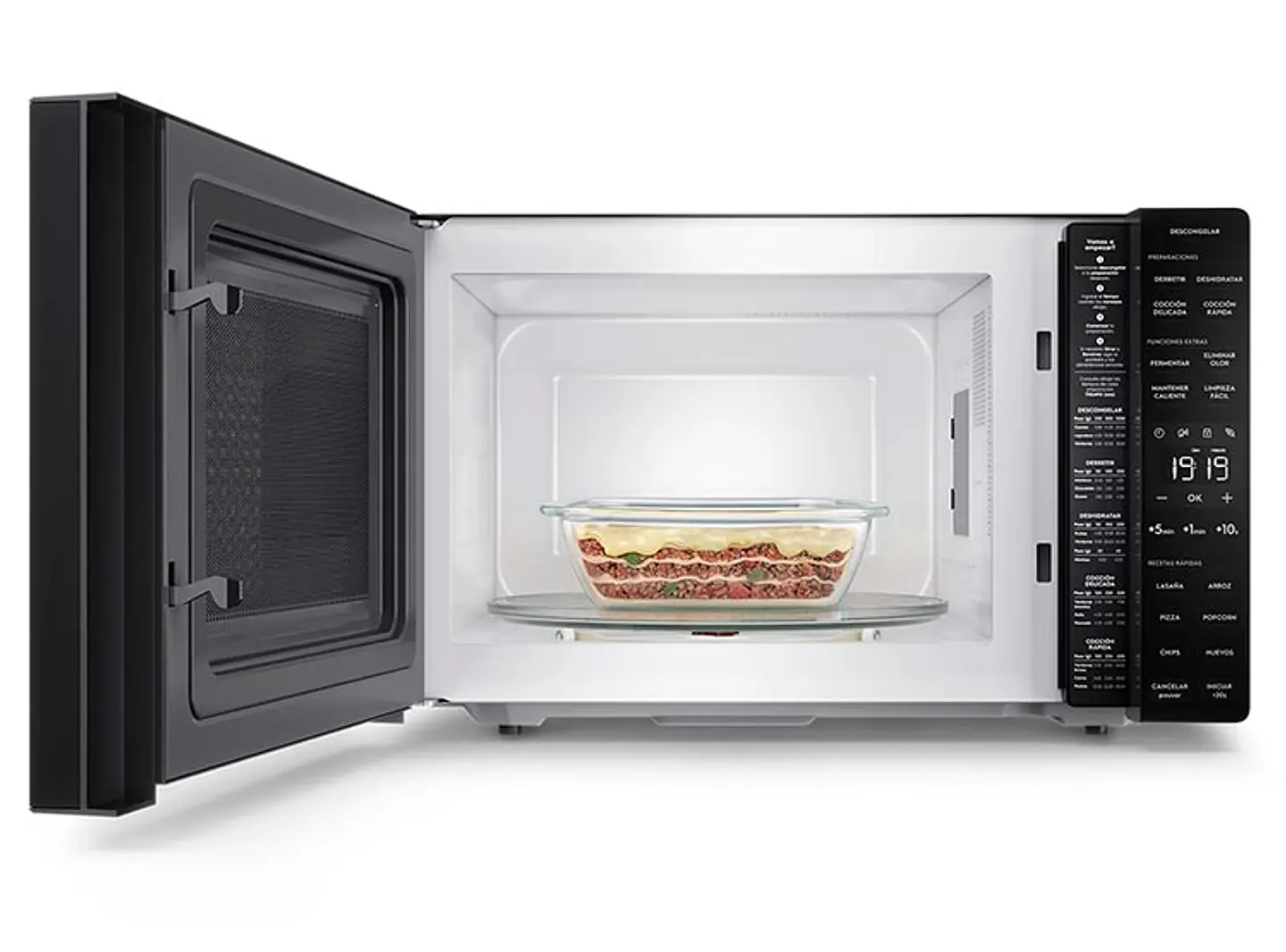 MICROONDAS DIGITAL ELECTROLUX 31 L ME31N NEGRO 4