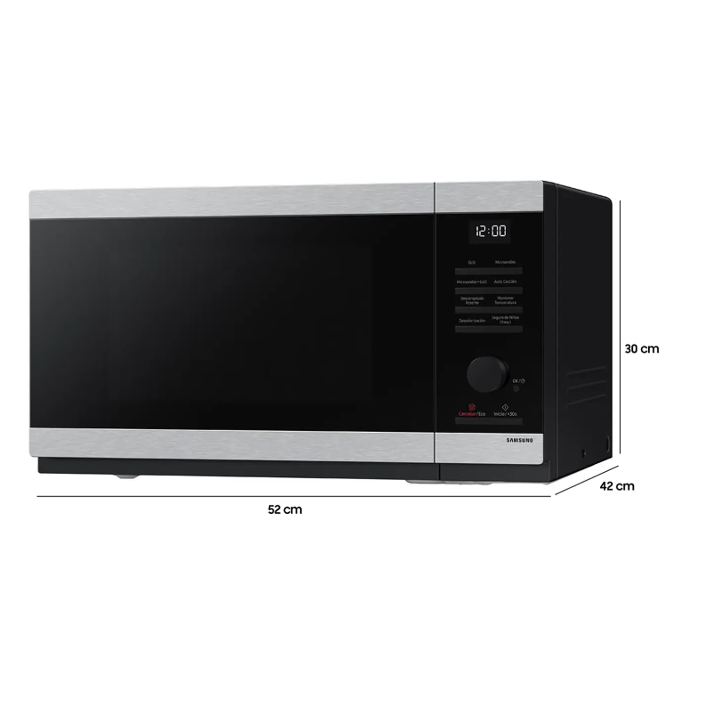 MICROONDAS SAMSUNG GRILL CON POWER DEFROST 32 LITROS 2