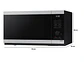 MICROONDAS SAMSUNG SMART GRILL 32L MG32DG4524ATZS - Miniatura 2