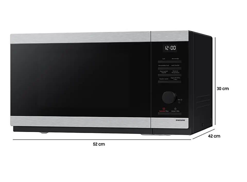 MICROONDAS SAMSUNG SMART GRILL 32L MG32DG4524ATZS 2
