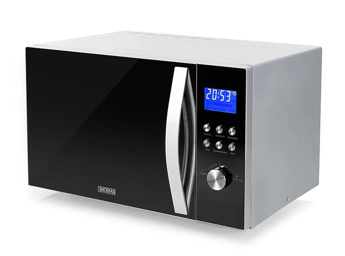 MICROONDAS THOMAS TH34DMG ESPEJADO PLATO GIRATORIO 3