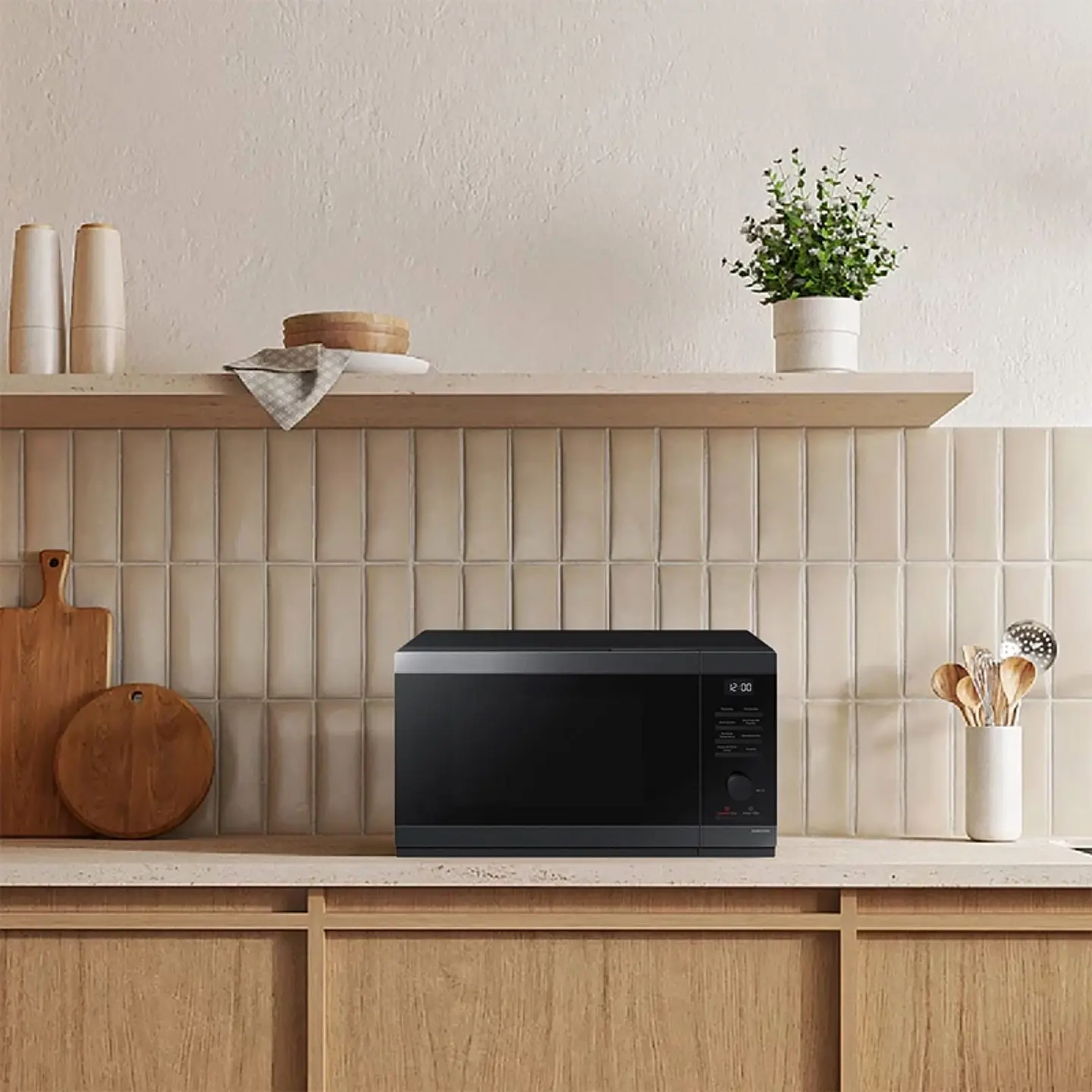 MICROONDAS SAMSUNG 32 L MS32DG4504AGZS CON POWER DEFROST PLATO GIRATORIO 5