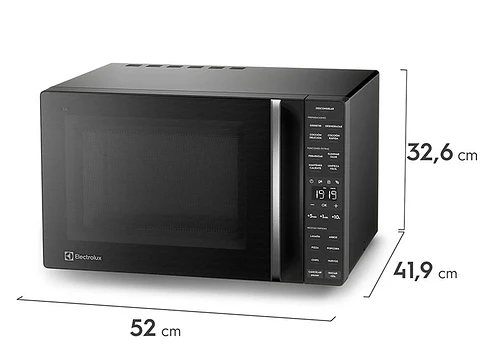MICROONDAS DIGITAL ELECTROLUX 31 L ME31N NEGRO