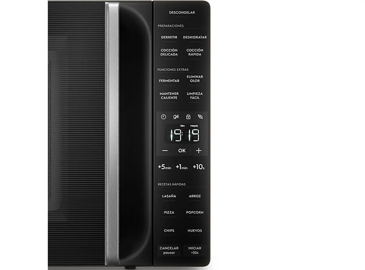 MICROONDAS DIGITAL ELECTROLUX 31 L ME31N NEGRO 6