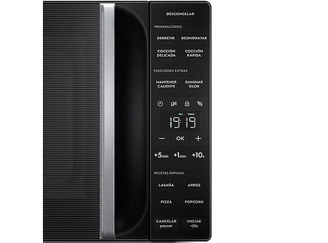 MICROONDAS ELECTROLUX 25 L ME25N DIGITAL NEGRO PLATO GIRATORIO