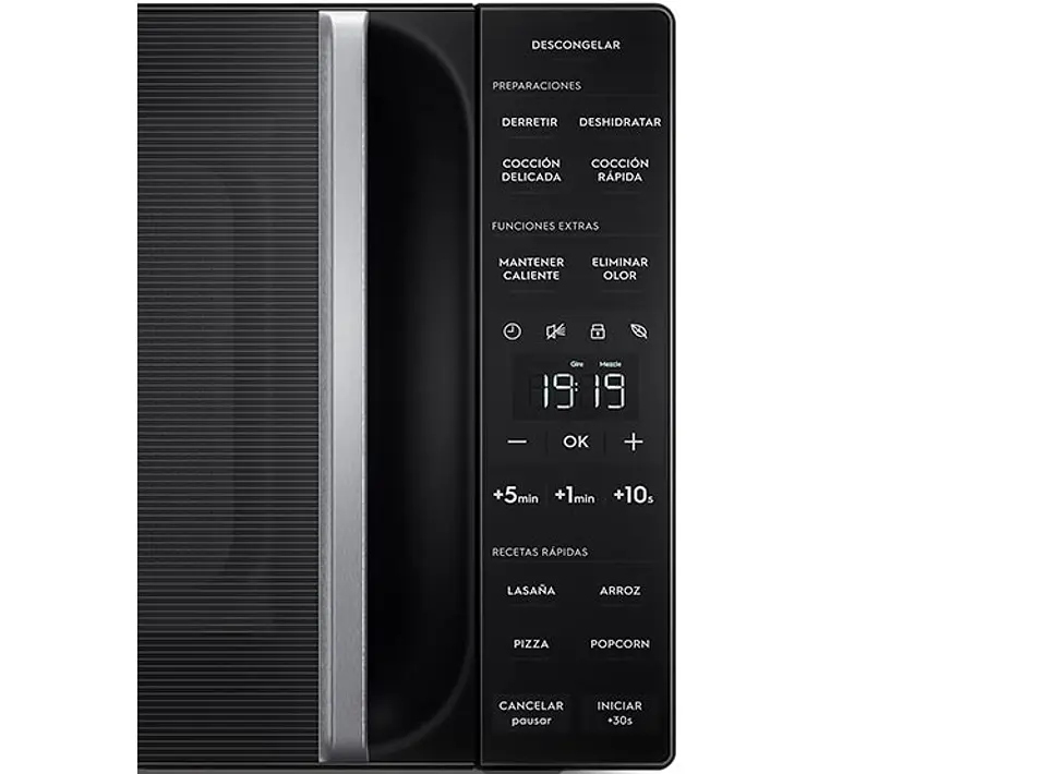 MICROONDAS ELECTROLUX 25 L ME25N DIGITAL NEGRO PLATO GIRATORIO 2