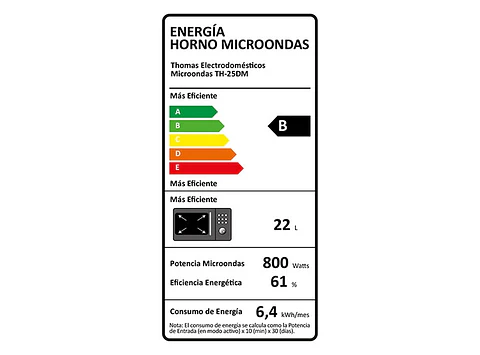MICROONDAS THOMAS TH-25DM