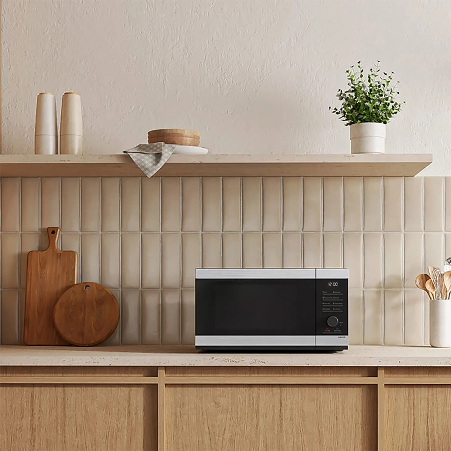 MICROONDAS SAMSUNG 23 L MS23DG4504ATZS QUICK DEFROST PLATO GIRATORIO 5