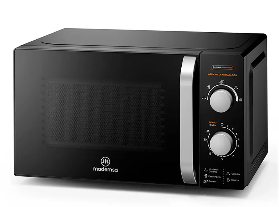 MICROONDAS MADEMSA 20 L MM20FBM MANUAL PLATO GIRATORIO 1
