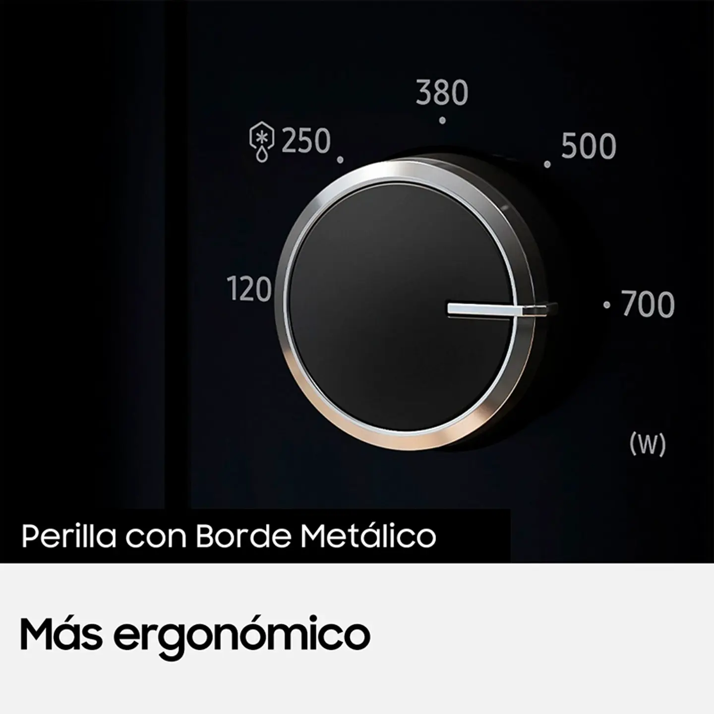 MICROONDAS SAMSUNG 20 L MS20A3010AL/ZS PLATO GIRATORIO 3