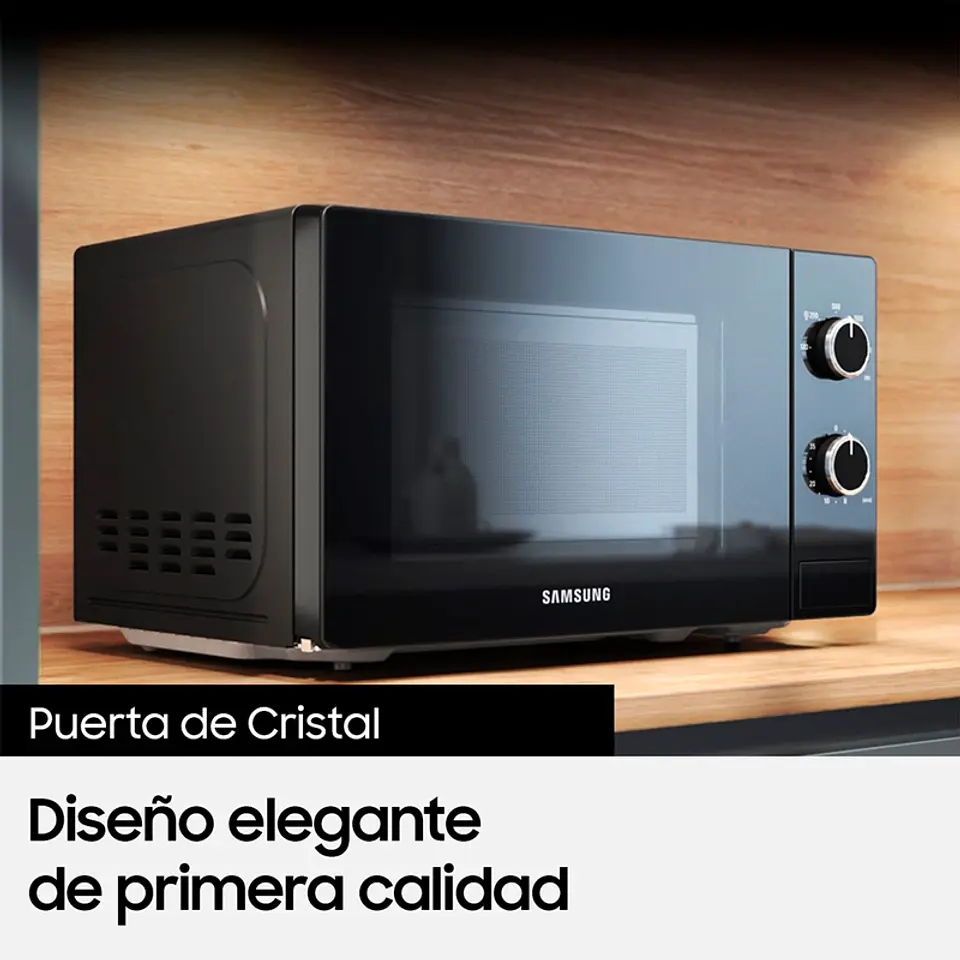MICROONDAS SAMSUNG 20 L MS20A3010AL/ZS PLATO GIRATORIO 5
