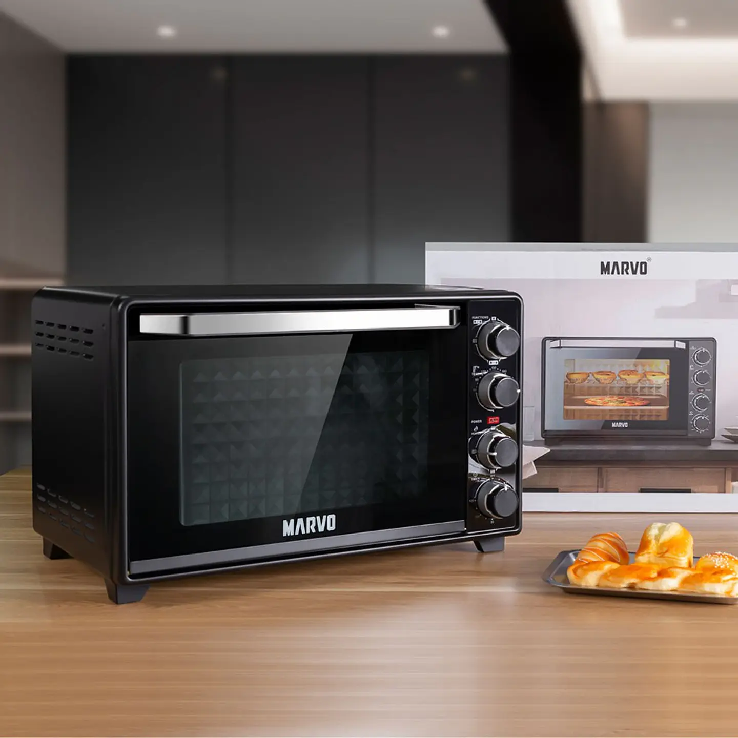 HORNO ELECTRICO DE CONVECCIÓN 220V 50HZ 2000W 5