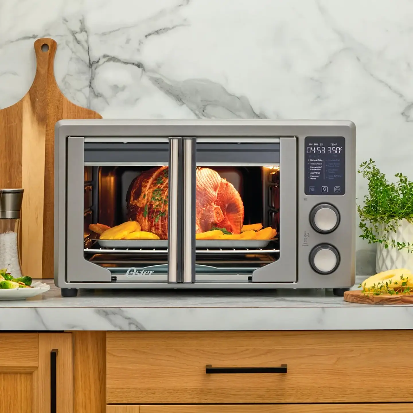 HORNO CON FREIDORA AIRE OSTER 42 LT DIGITAL TSSTTV42FDDAFNS 4