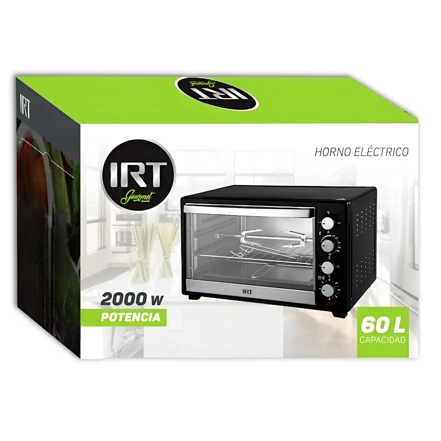 HORNO ELE CTRICO IRT 60 LITROS JK60A 2000W / 250° MAX 6