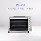 HORNO ELÉCTRICO OVEN MASTER 100 L + CONVECCIÓN Y SPIEDO EASYWAYS - Miniatura 3