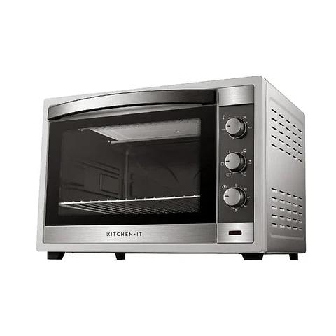 HORNO ELÉCTRICO KITCHEN-IT SILVER SERIES 60L DOBLE VIDRIO