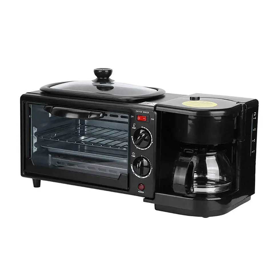 HORNO 3 EN 1 HOGAR MULTIFUNCIONAL TOSTAR DESAYUNO FACIL JER 1