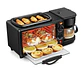 HORNO 3 EN 1 HOGAR MULTIFUNCIONAL TOSTAR DESAYUNO FACIL JER - Miniatura 5