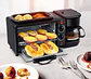 HORNO 3 EN 1 HOGAR MULTIFUNCIONAL TOSTAR DESAYUNO FACIL JER - Miniatura 6