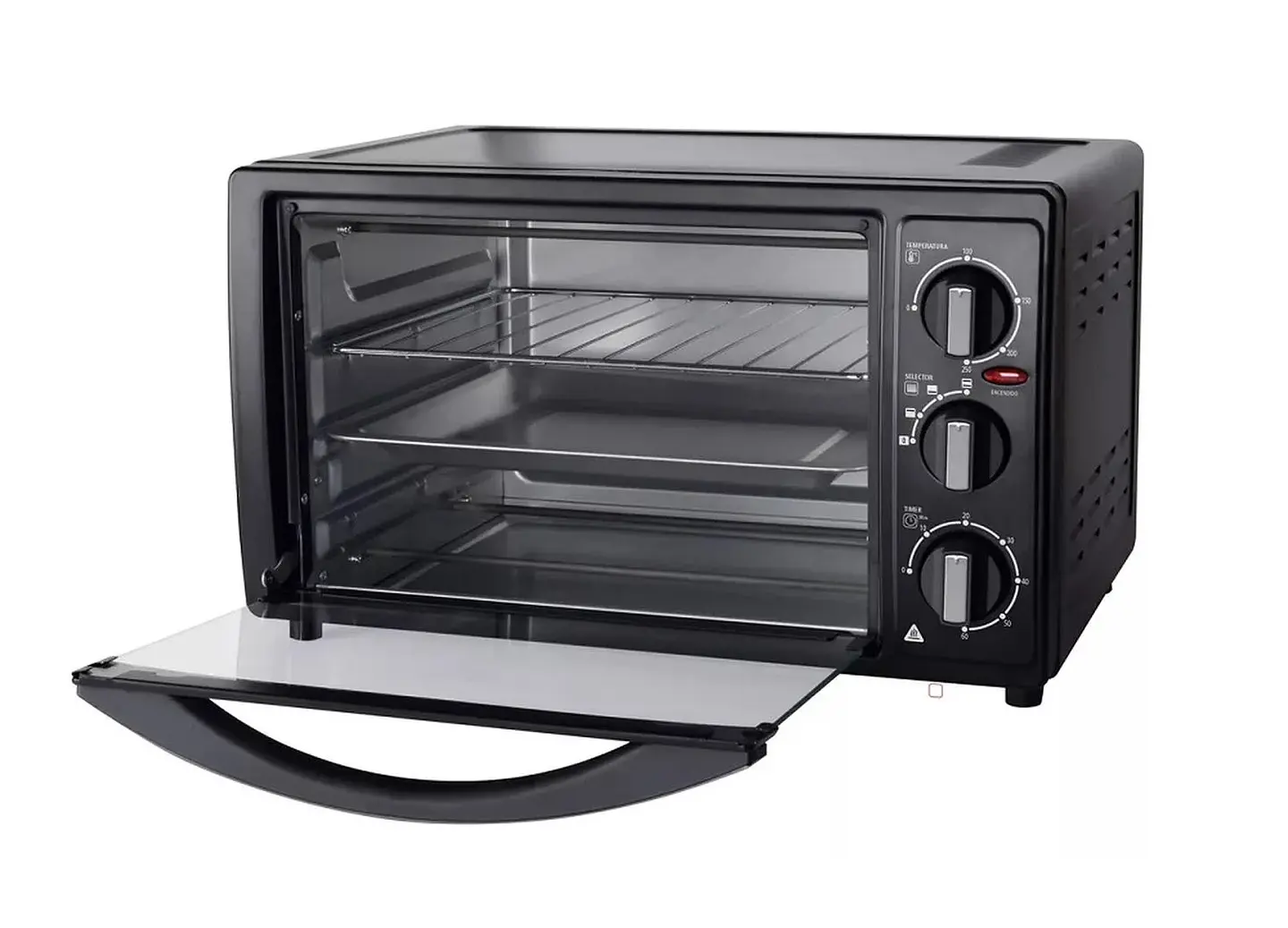 HORNO ELECTRICO SINDELEN HE-255NG 25LTS COLOR NEGRO 3