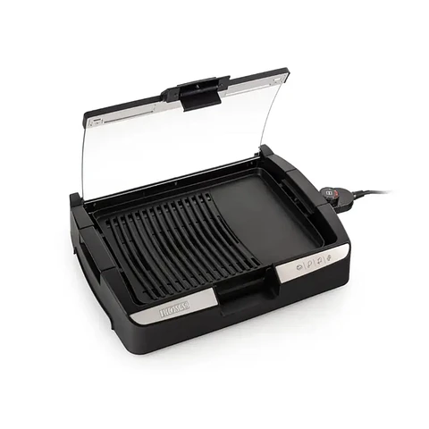 PARRILLA ELECTRICA TAPA DE VIDRIO 1800W 225°C TH-224 THOMAS