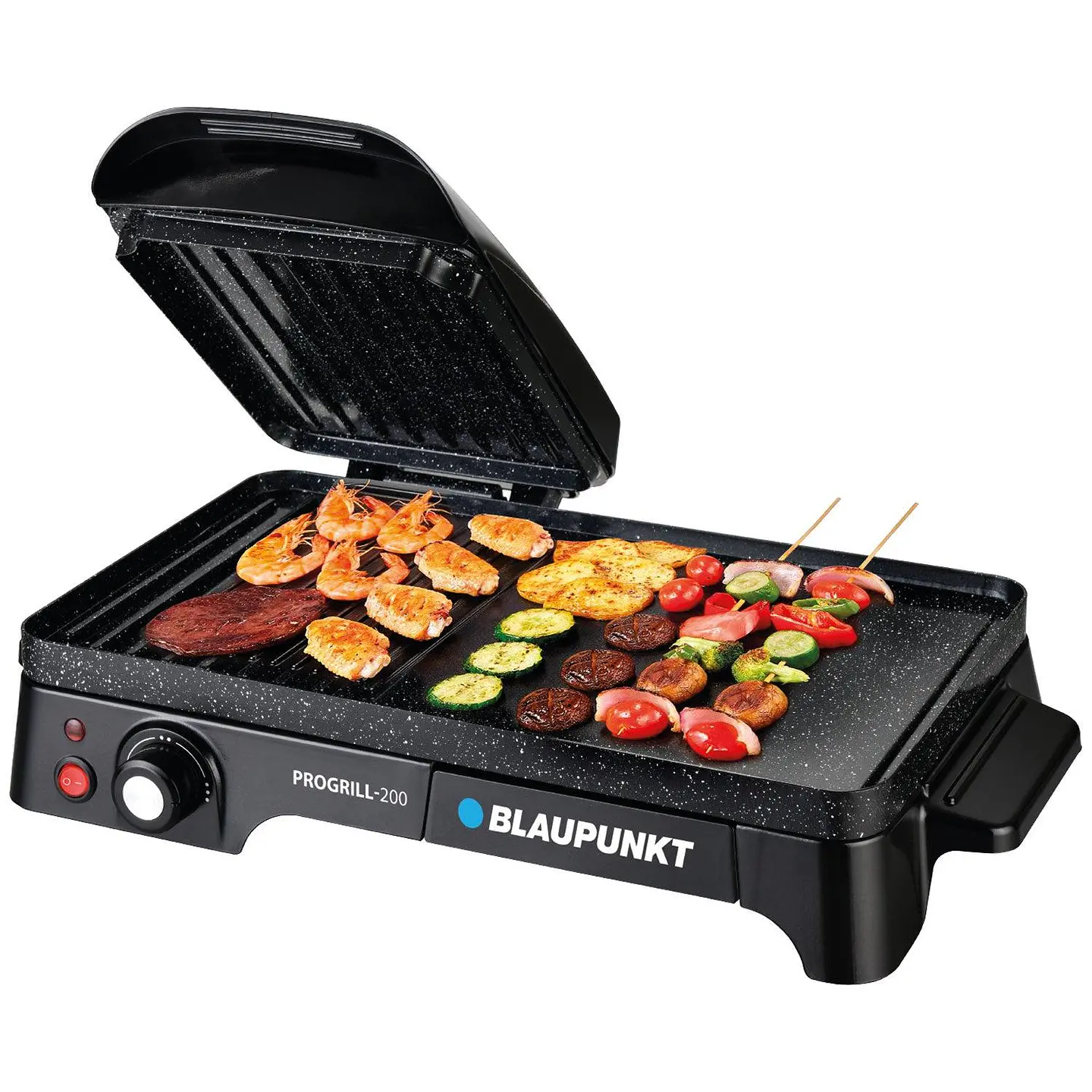 PARRILLA ELE CTRICA ANTIHADERENTE CON GRILL 3