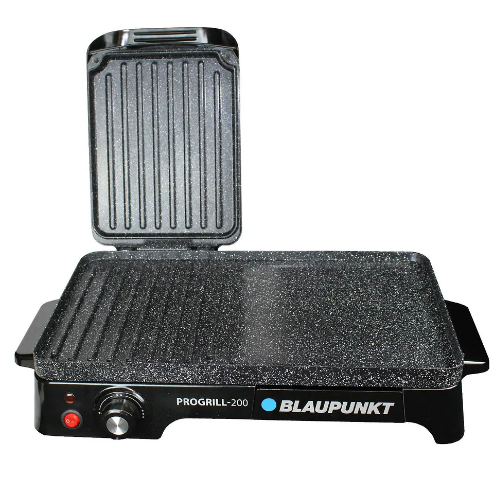 PARRILLA ELE CTRICA ANTIHADERENTE CON GRILL 4