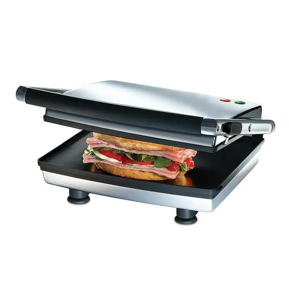 PLANCHA OSTER PANINI SUPERFICIE PLANA CKSTSM3884 1650W 2