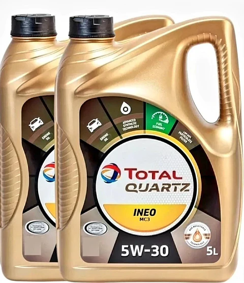 ACEITE MOTOR TOTAL 5W30 10L INEO MC3 DOBLE SELLO ACEA C3 DPF