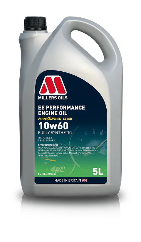 ACEITE MOTOR MILLER´S EE PERFORMANCE ENGINE OIL 10W60. FORMA