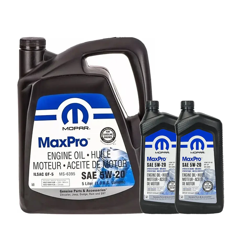 ACEITE MOTOR 5W20 MOPAR / DODGE / JEEP BIDON 6.89 LITROS 1