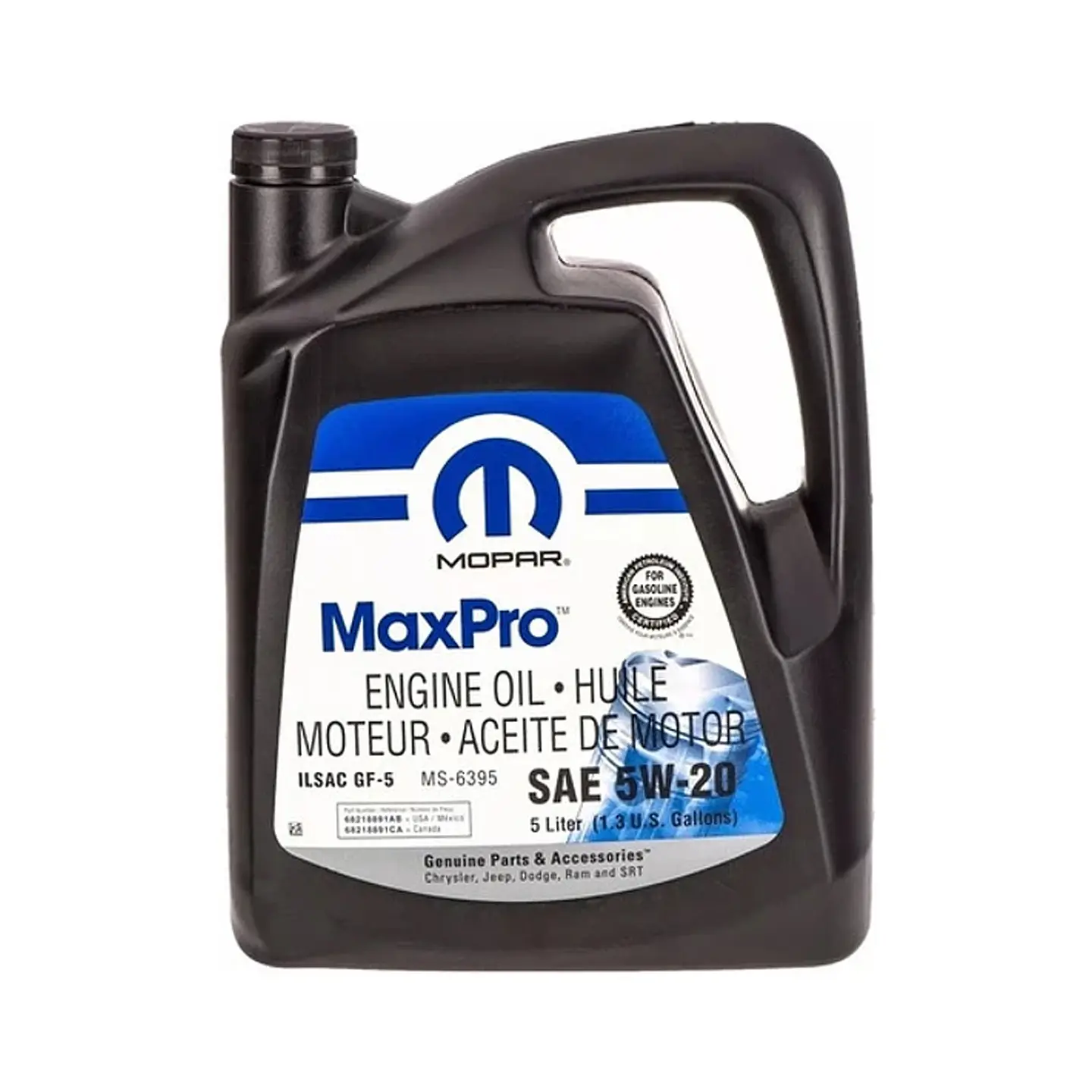 ACEITE MOTOR 5W20 MOPAR / DODGE / JEEP BIDON 6.89 LITROS 2