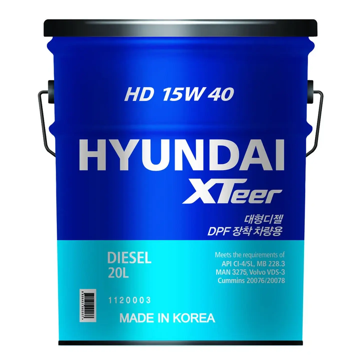 ACEITE HYUNDAI XTEER HEAVY DUTY 15W40 20 LT 1