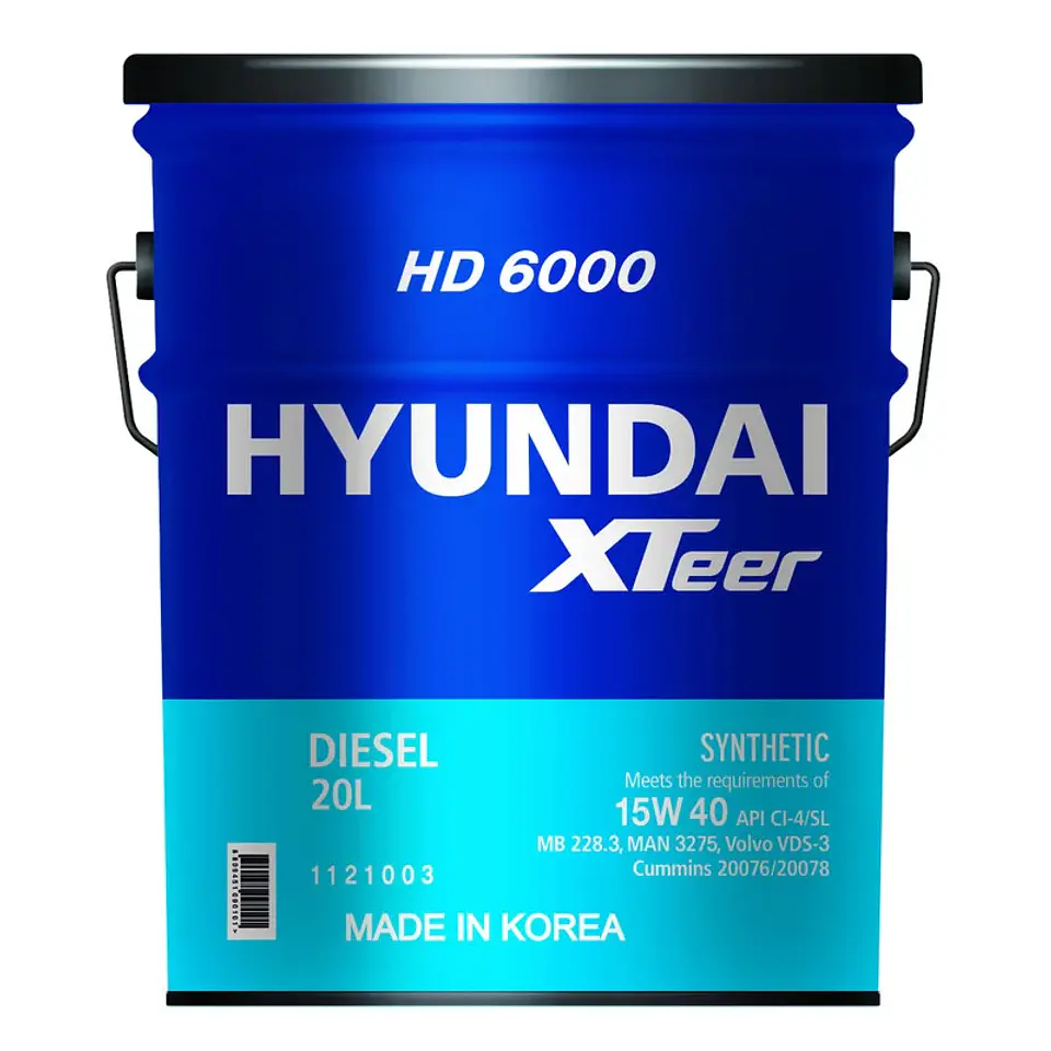 ACEITE HYUNDAI XTEER HD6000 20W50 20 LT 1