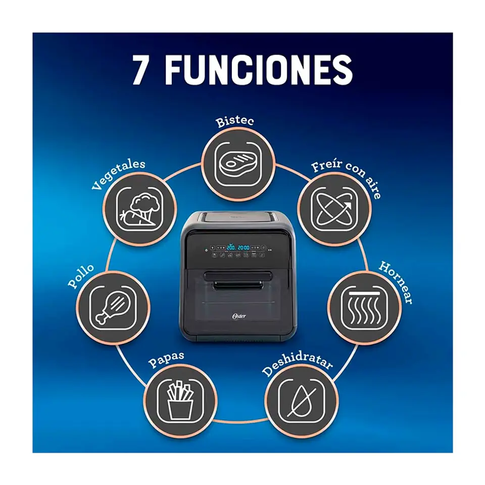 FREIDORA DE AIRE OSTER SUPER FREIDORA 10 LITROS CKSTAFOV3 4