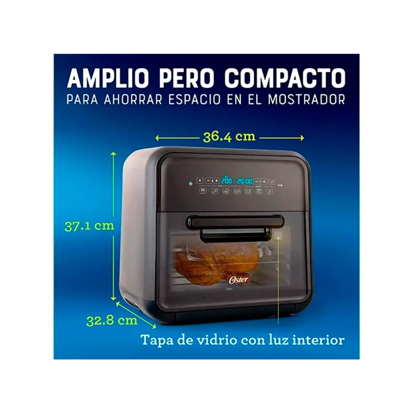 FREIDORA DE AIRE OSTER 10 L SUPER CKSTAFOV3 7