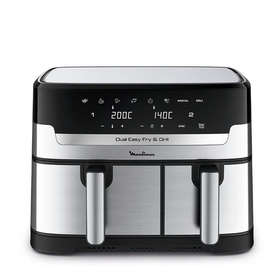 FREIDORA MOULINEX 8.3 LT EASY FRY & GRILL DUAL EZ905D20 1