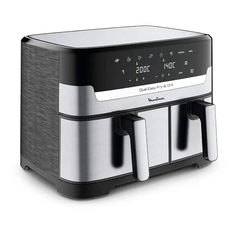 FREIDORA MOULINEX 8.3 LT EASY FRY & GRILL DUAL EZ905D20 5