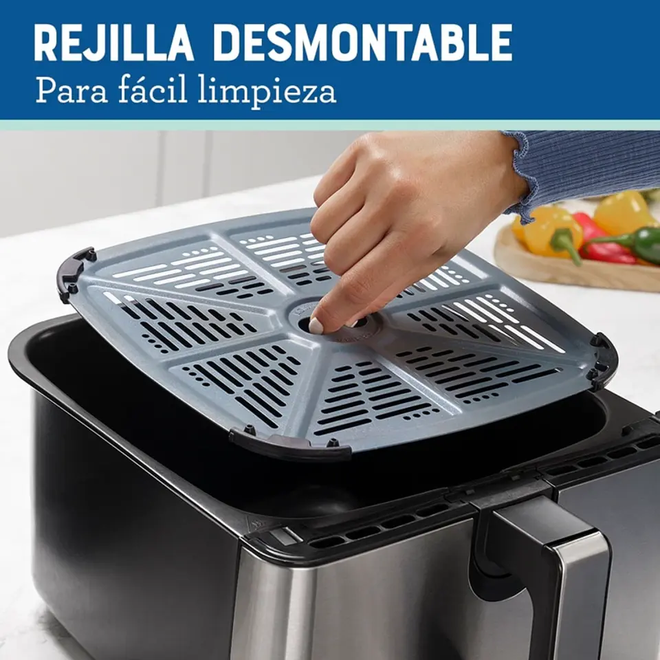 FREIDORA DE AIRE DIGITAL OSTER® CON CAPACIDAD DE 9 LITROS CKSTAF90D 4