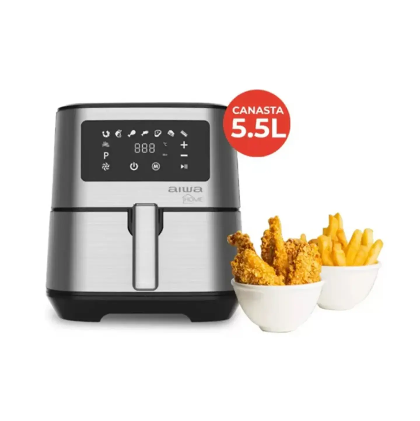 FREIDORA DE AIRE AIRFYER DIGITAL 55LTS AIWA AW-FT22 5