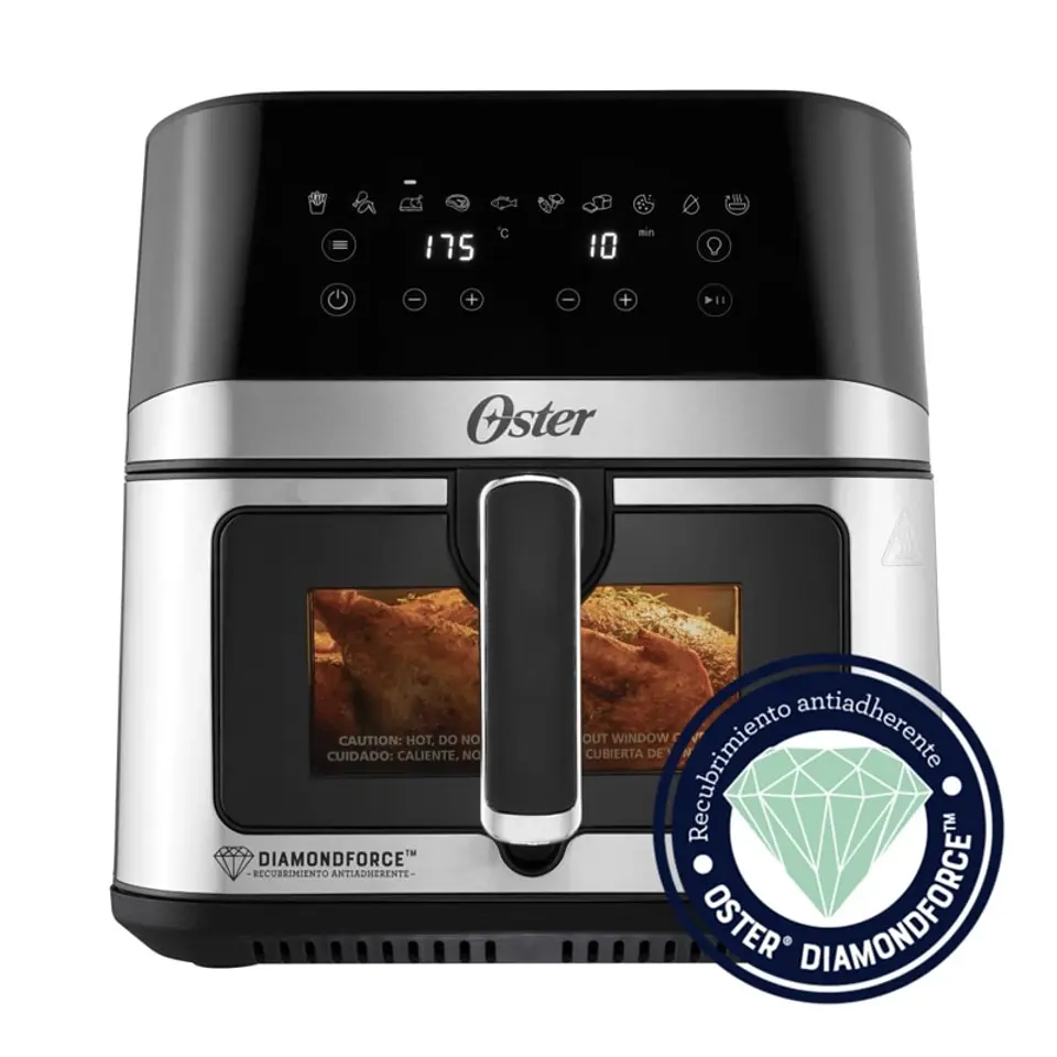 FREIDORA DE AIRE DIGITAL OSTER® DIAMONDFORCE, 7.5 LITROS 3