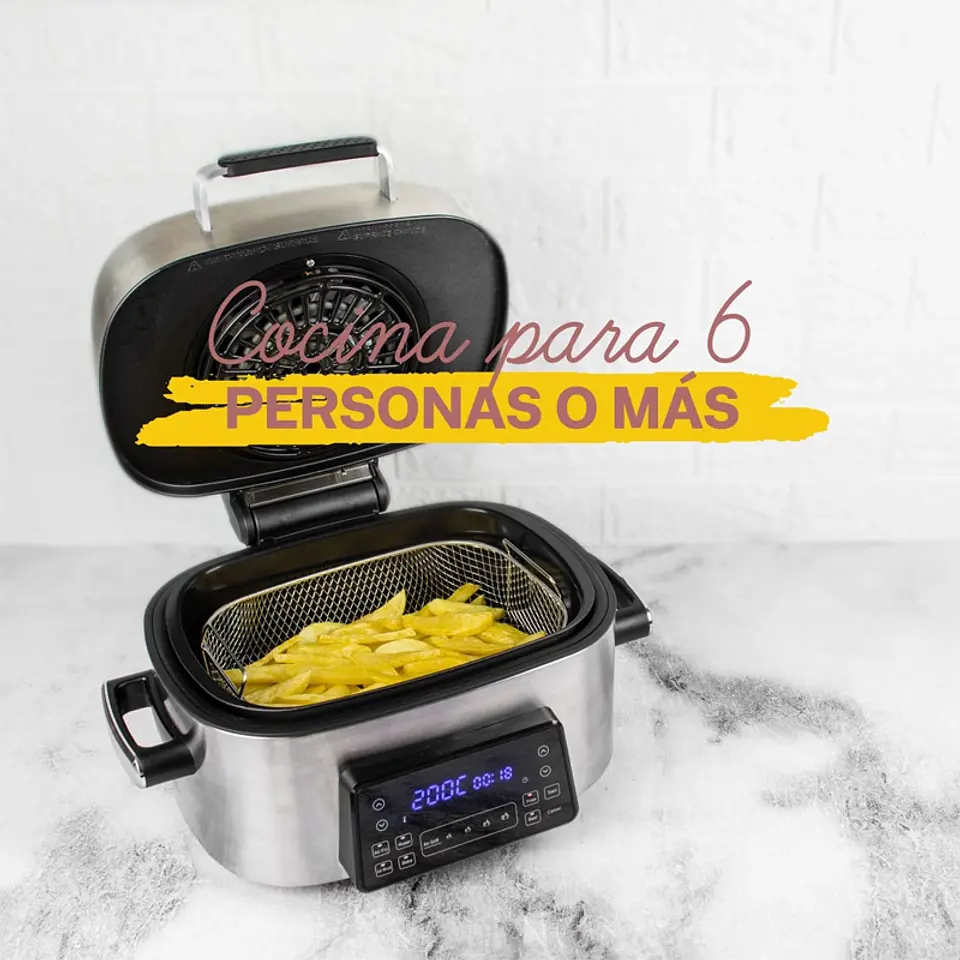 PARRILLA FREIDORA DE AIRE AIR FRYER GRILL 6 L EASYWAYS 6