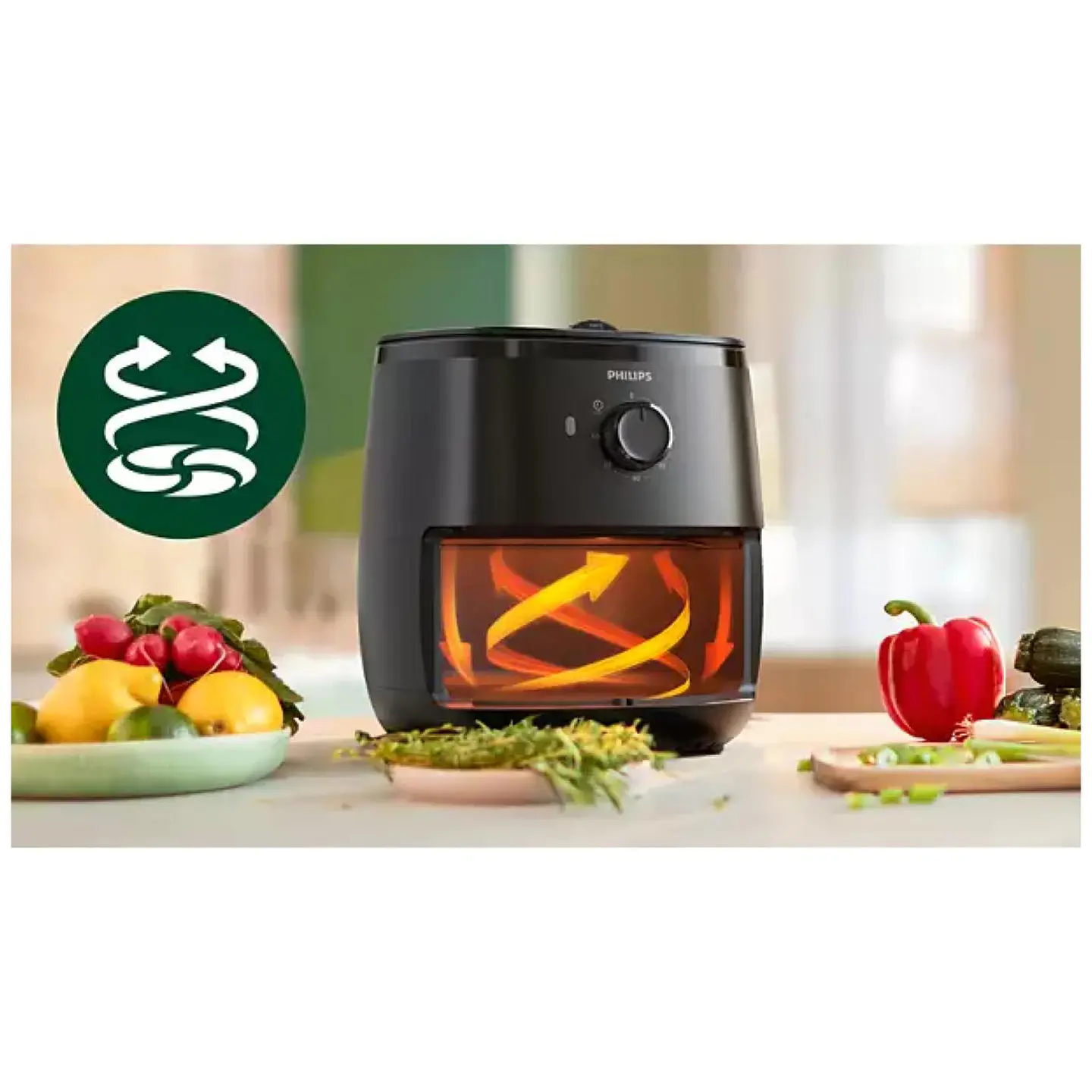 FREIDORA DE AIRE AIR FRYER 3700ML 1500W HD9100/80 PHILIPS 3