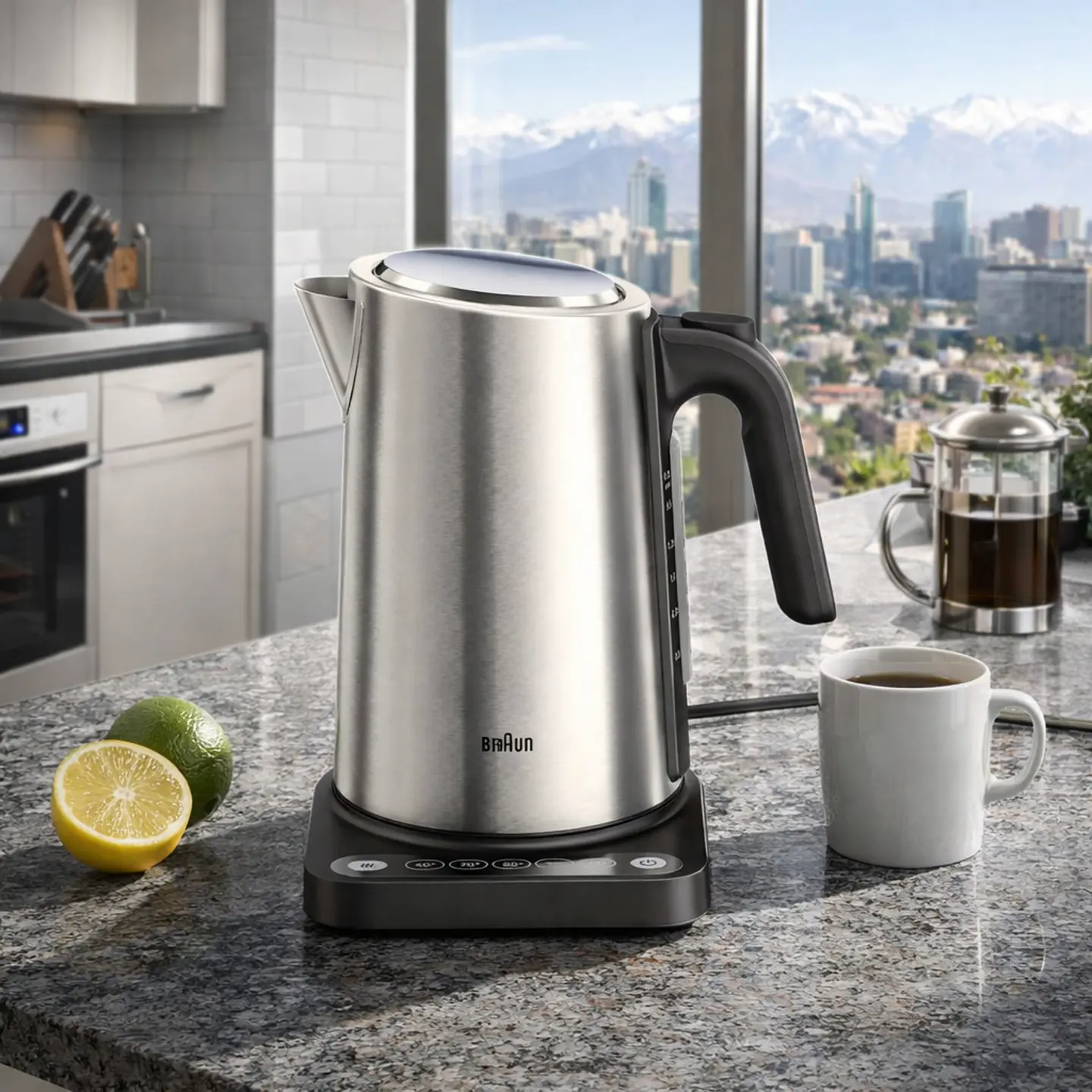 HERVIDOR BRAUN ACERO 2200W 5 TEMPERATURAS MANTIENE CALOR 7