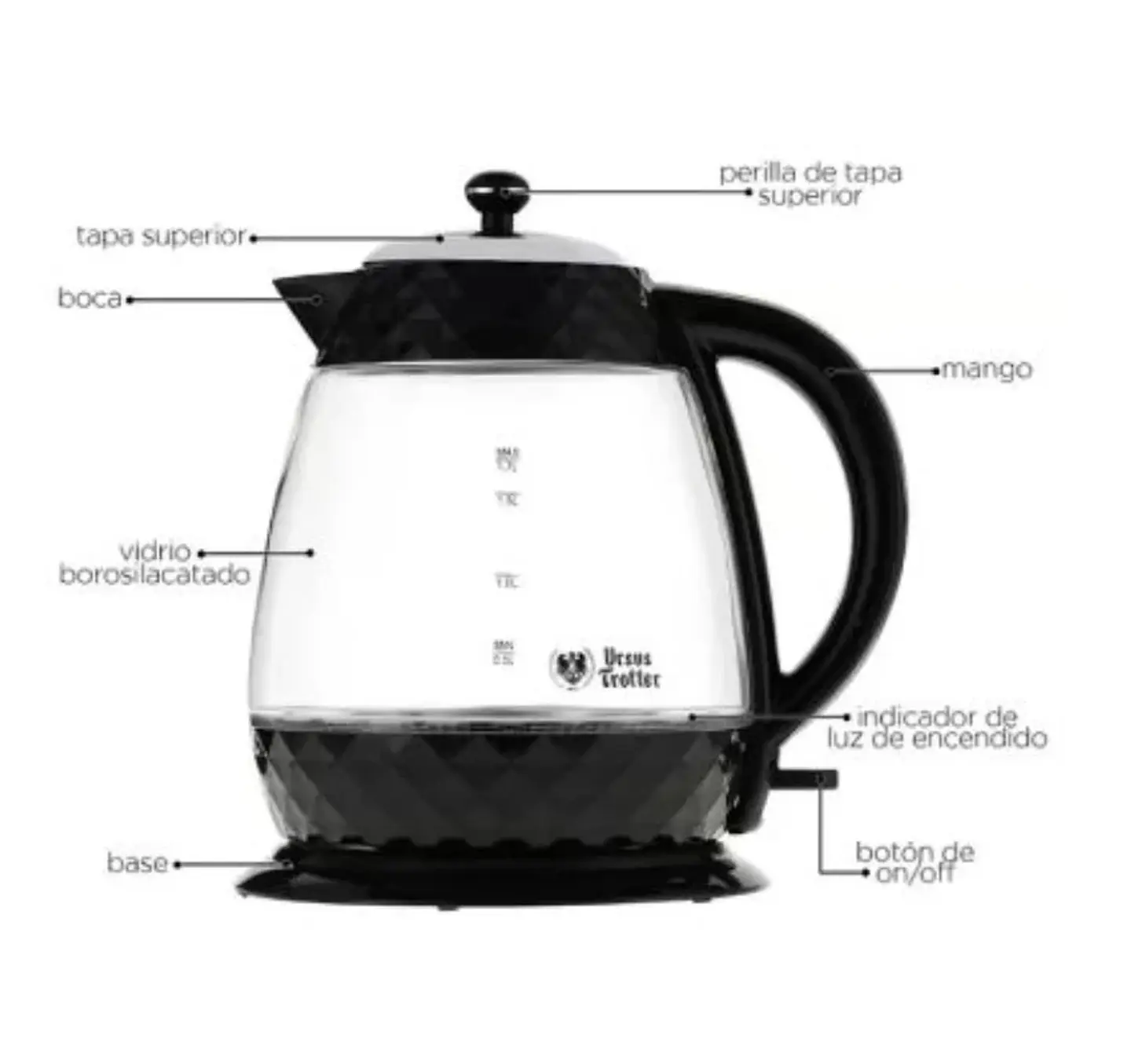 HERVIDOR ELECTRICO UT-DIAMONDS17 2