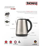 HERVIDOR ACERO INOXIDABLE 1,8 LTS TH-5408I THOMAS - Miniatura 5