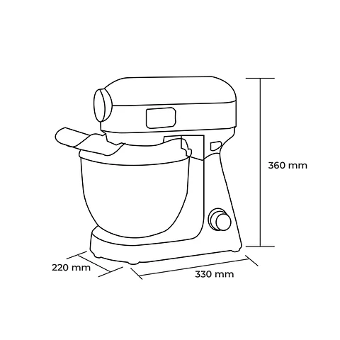 BATIDORA 5 LT. ( COLOR SILVER) SC265DS