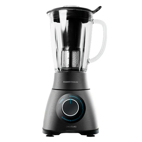 BATIDORA DE VASO CECOTEC POWER BLACK TITANIUM 1500 PERFECTMIX - 1500W, 1.8L