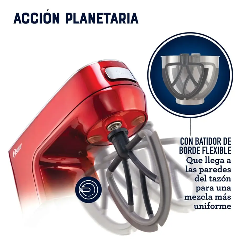 BATIDORA PLANETARIA OSTER® FPSTSMPL3R CON 10 VELOCIDADES 2