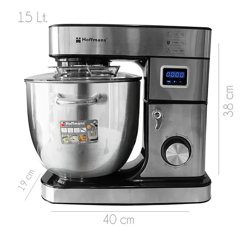 BATIDORA HOFFMANN PEDESTAL PLANETARIA AMASADORA PROFESIONAL 15 LITROS